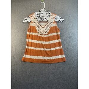 Ruby Rd. Womens Size L Sleeveless Sequined Multicolor ‎ Stretch Tank Top